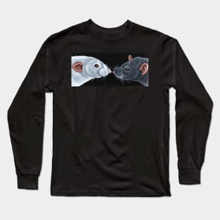 Albino and Marten Rats Long Sleeve T-Shirt